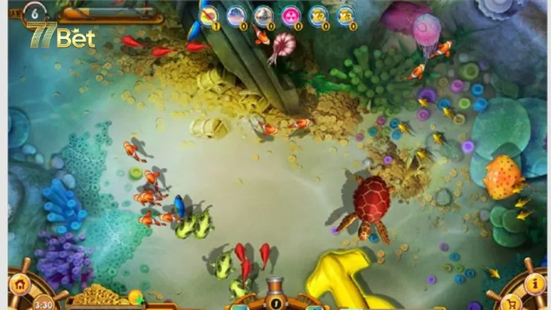 Các loài cá và phần thưởng hấp dẫn trong game bắn cá cổ điển 77bet